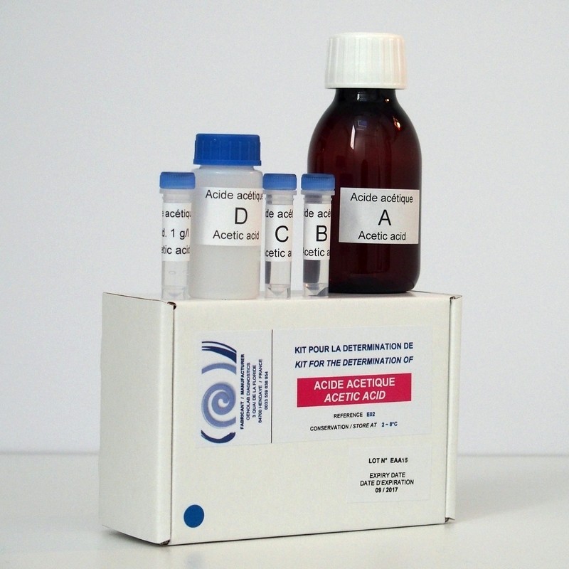 Kit enzymatique pour la détermination de l'acide L-lactique.