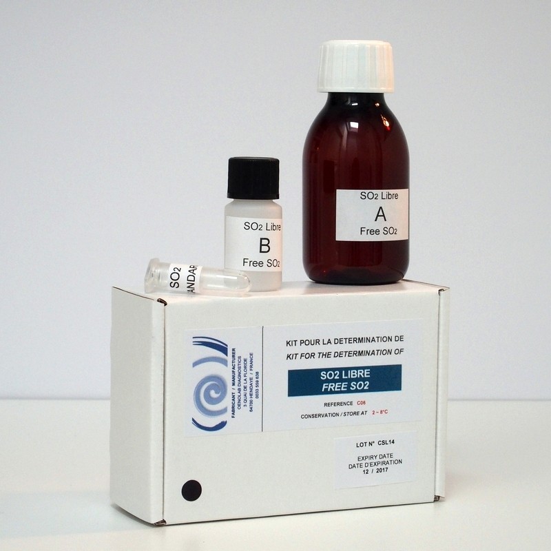 Colorimetric kit for determination of anthocyanins.